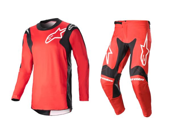 Completo Alpinestars Racer Hoen Rosso/Nero